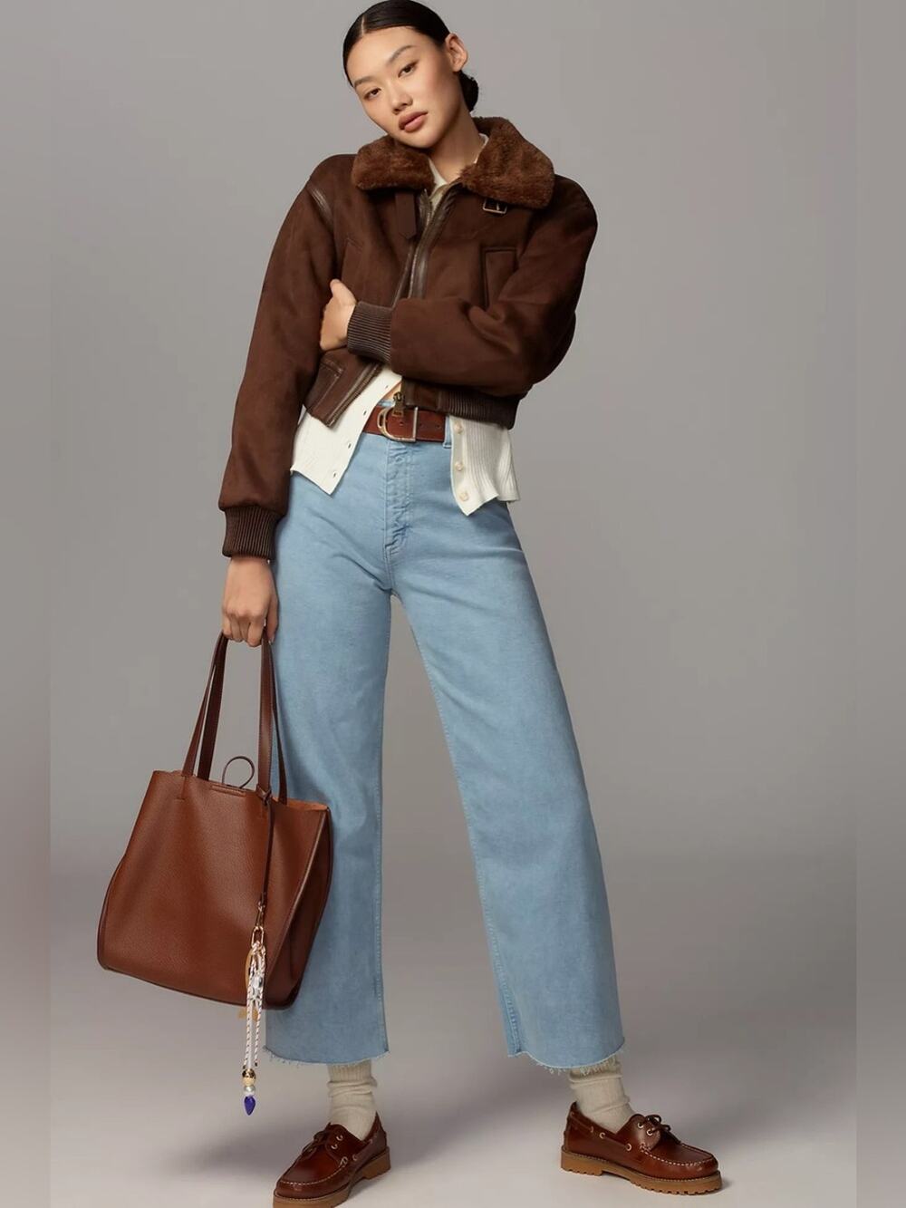 Pistola Penny High Rise Crop Wide Leg Jeans In Aqua Snow Size 30